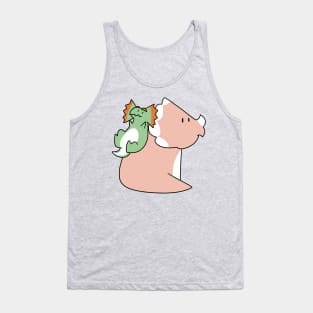 Dilophosaurus and Triceratops Tank Top